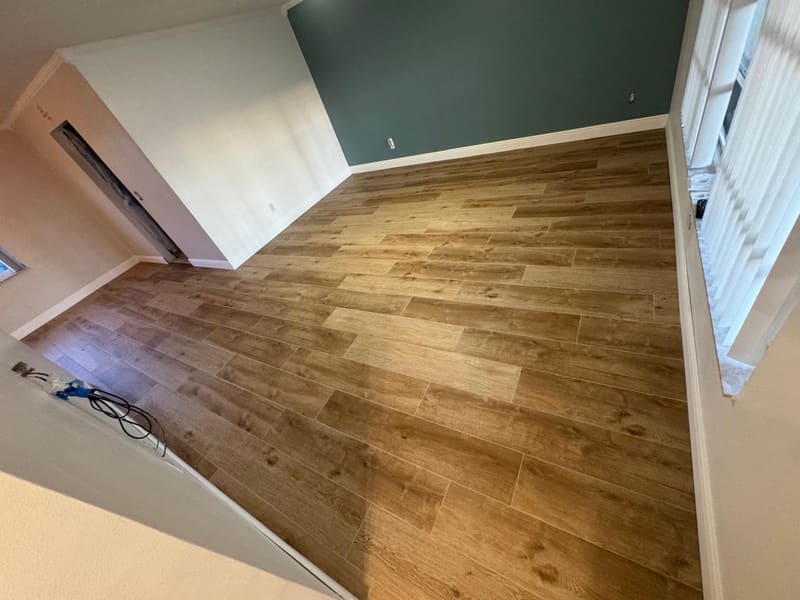 Laminate flooring, JR Flooring job in Brevard County, FL