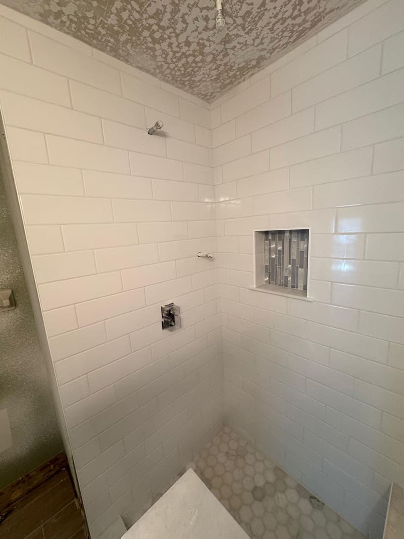 Bathroom & Shower job by JR Flooring, Brevard County, FL
