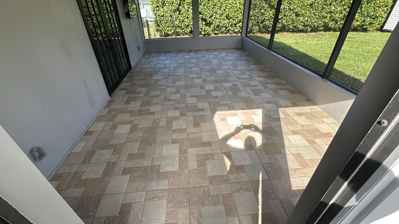 Tile & Stone job by JR Flooring, Brevard County, FL